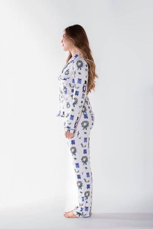 Pijama Clásica Pantalón Vega Soldadito Azul