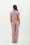 Pijama Pantalón Viena Clásico Manga Corta Rayas
