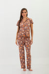 pantalon brunch manga corta