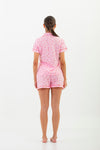 Pijama Short Viena Clásico Manga Corta Love